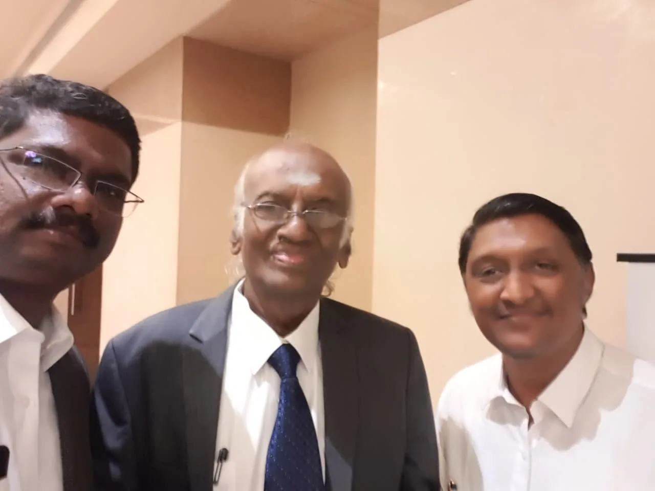 Dr. J. Saravanan with senior doctors