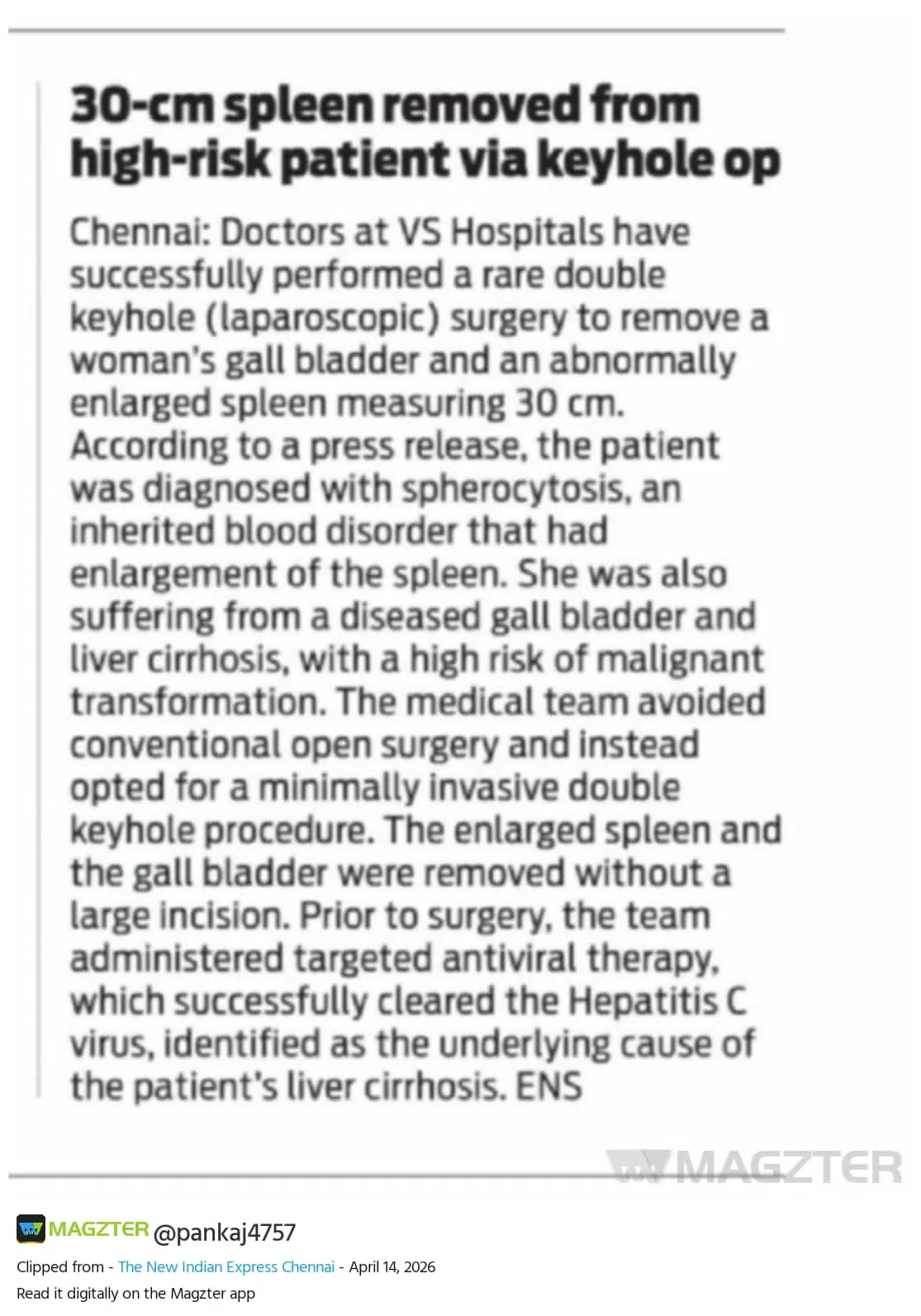New Indian Express coverage